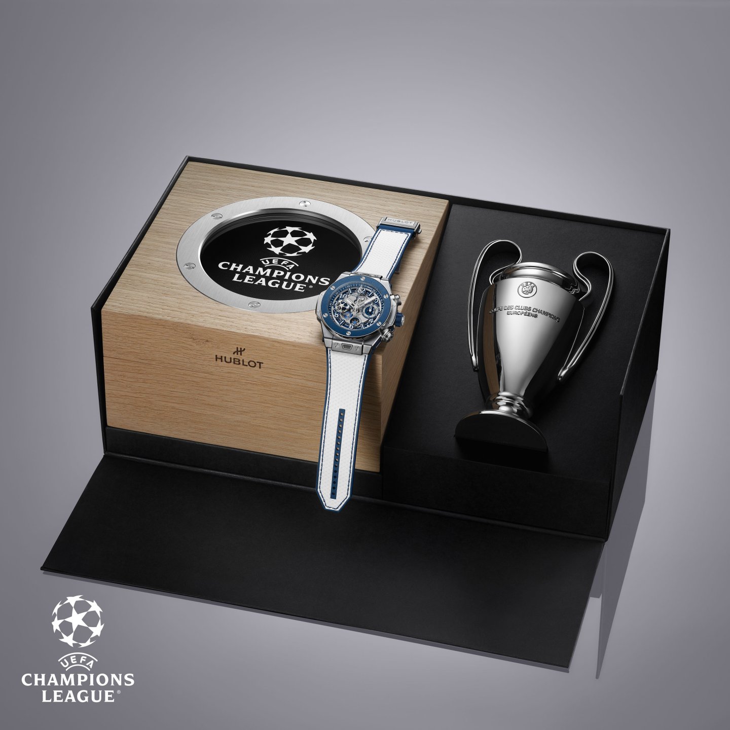 ウブロよりUEFAチャンピオンズリーグのオフィシャルウォッチ「ビッグ・バン リローデッド UEFAチャンピオンズリーグ チタニウム セラミック」が限定発売