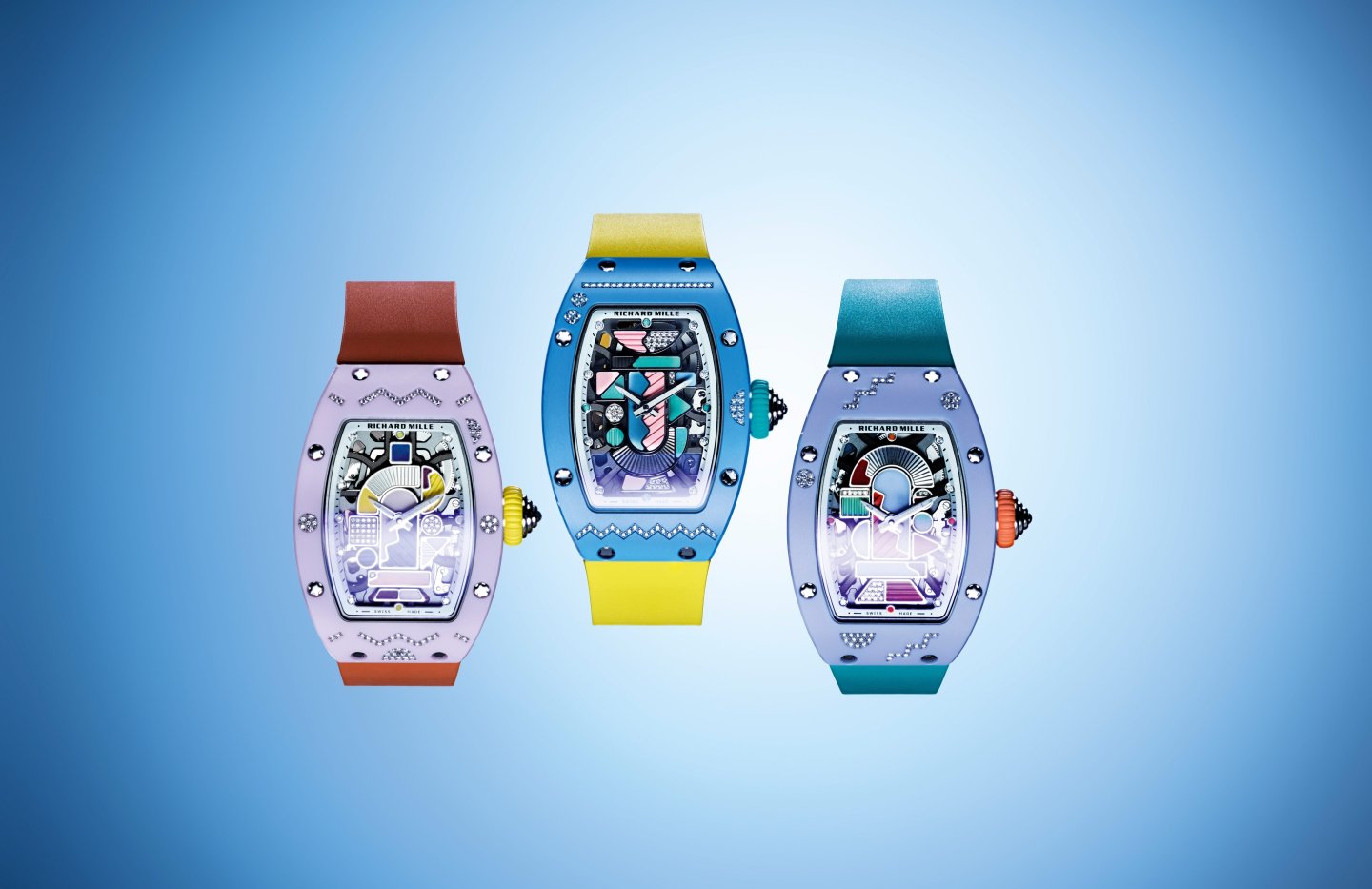 リシャール・ミル「RM 07-01 カラーセラミックス」~コレクションの最終章、伝統的な時計製造の技とジェムセッティングの輝きが生み出す唯一無二の対話