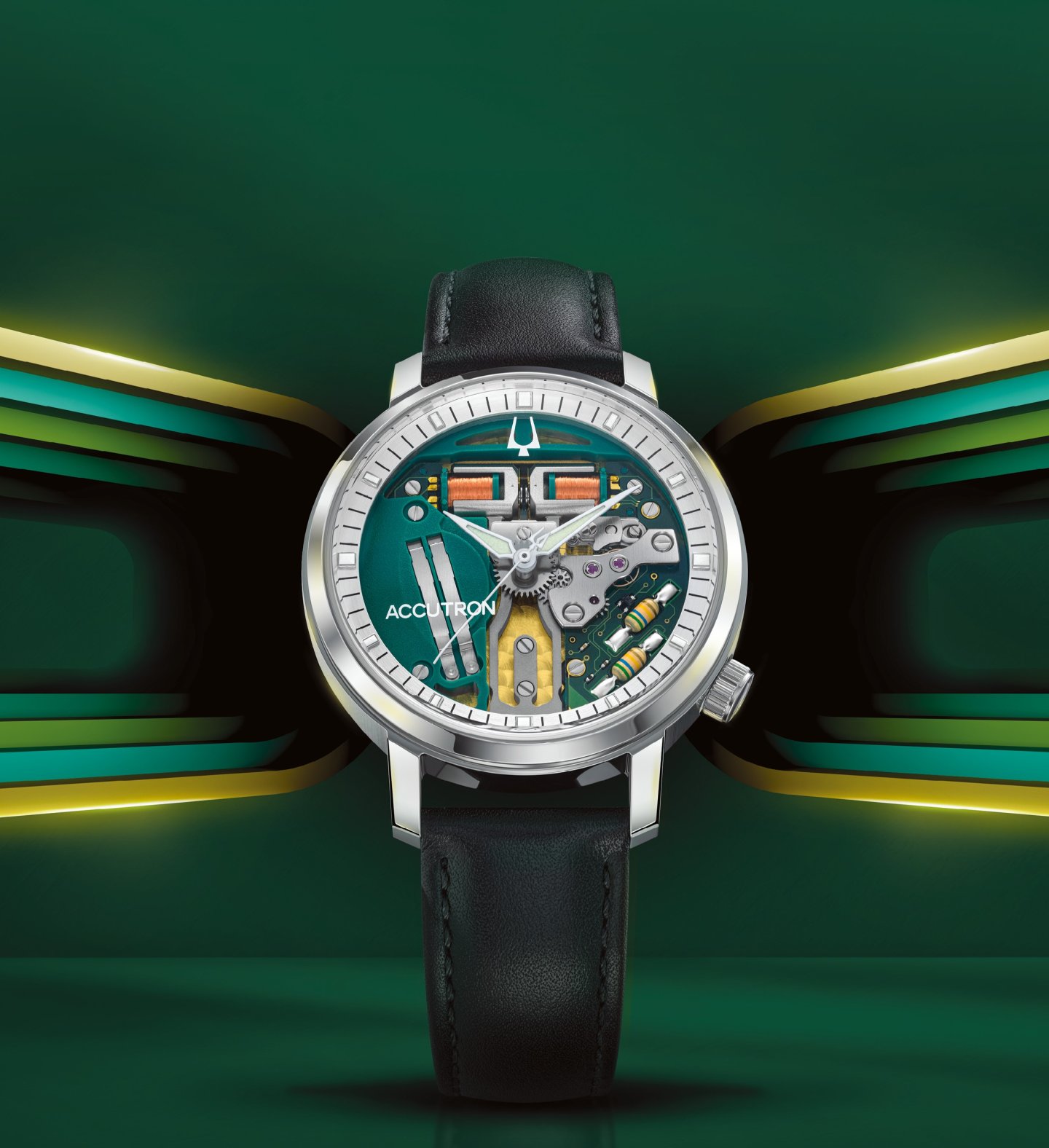 ブローバの電子式音叉腕時計