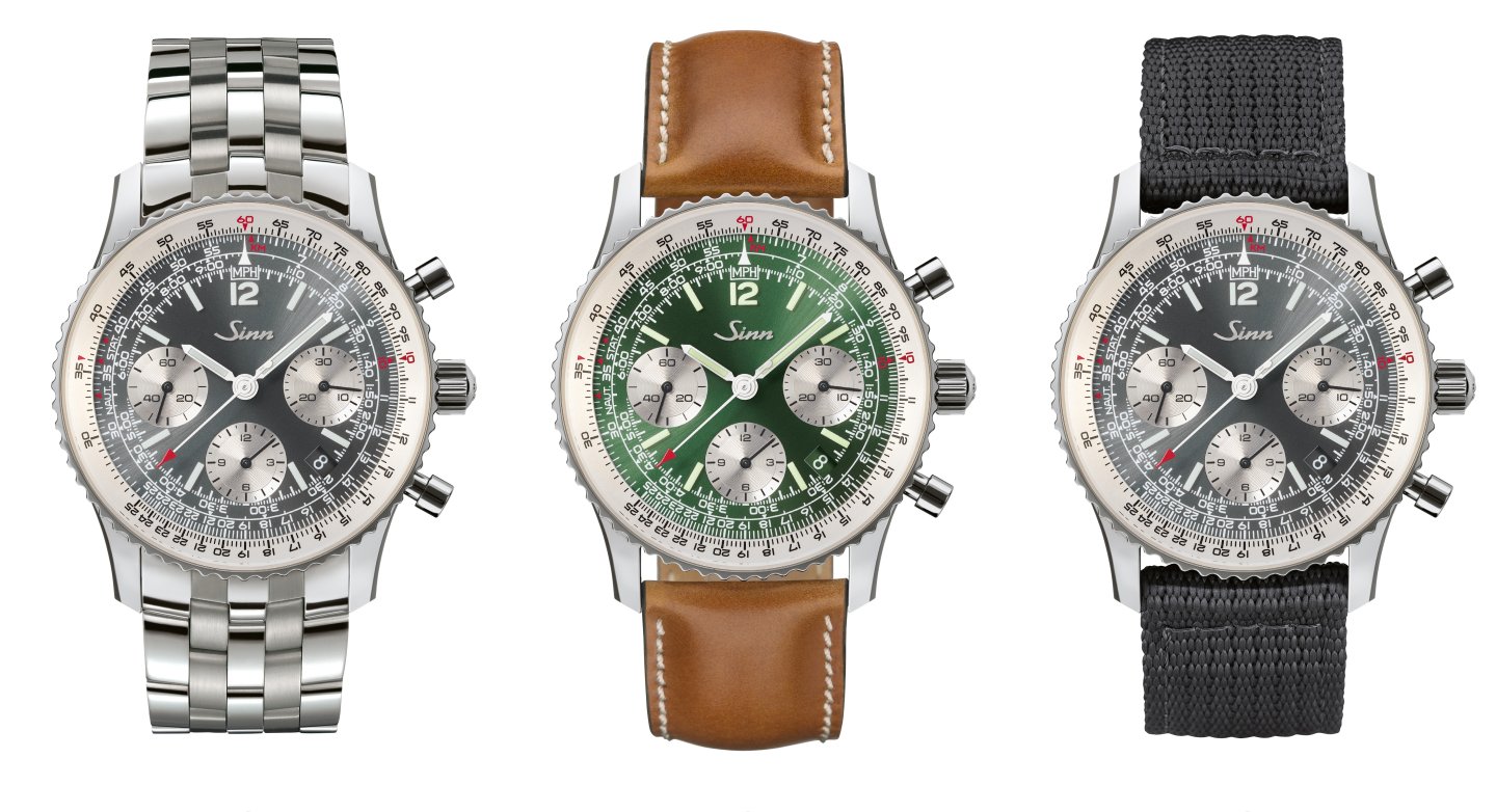 ジンから新たに2色のカラーバリエーションのナビゲーション・クロノグラフ「903 St II A」 /「 903 St II G」登場~魅力的なカラー