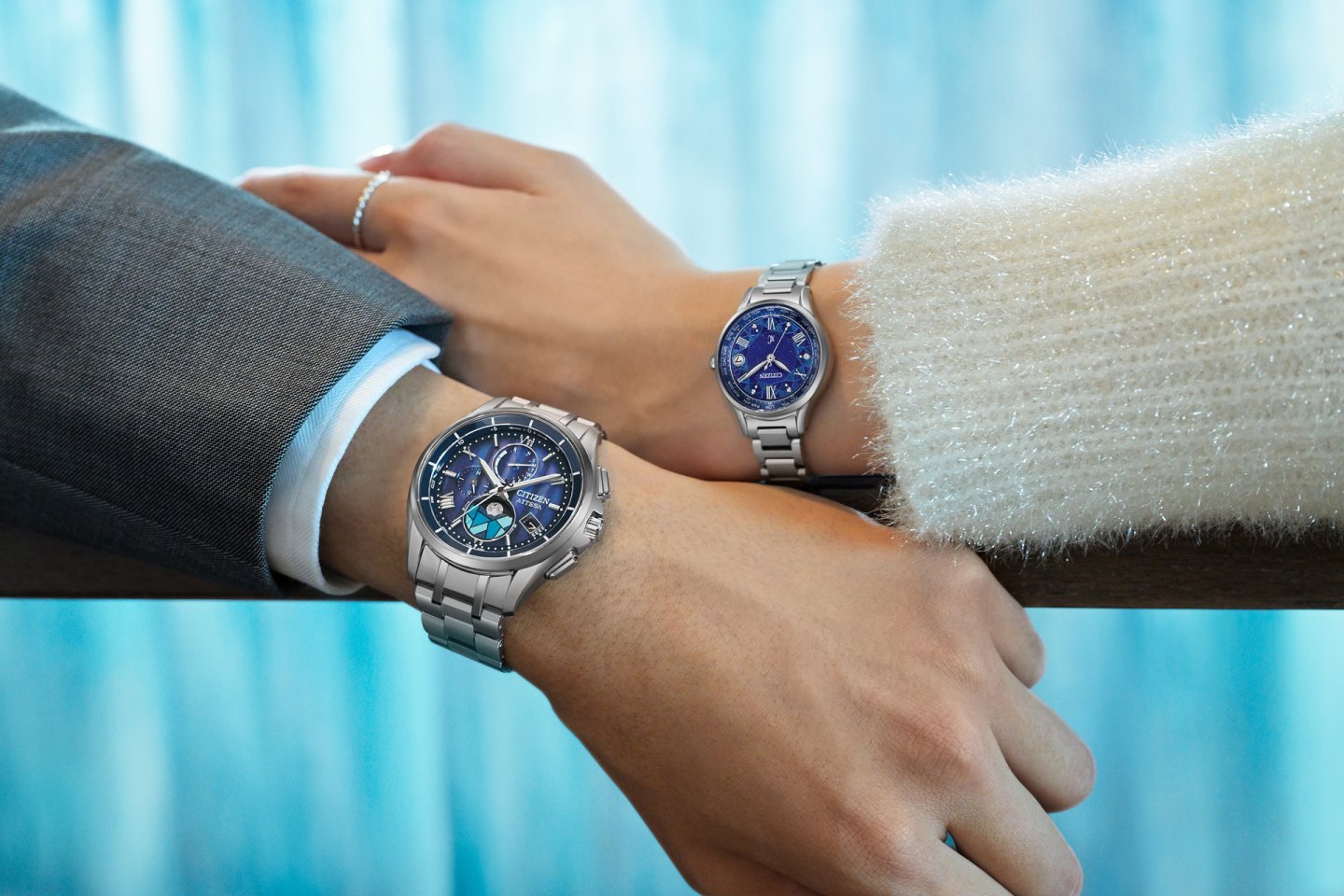 シチズンから「アテッサ」と「クロスシー」のペアモデル「DEAR Collection」発売~⼤切な⼈と共に過ごす特別な時を彩る