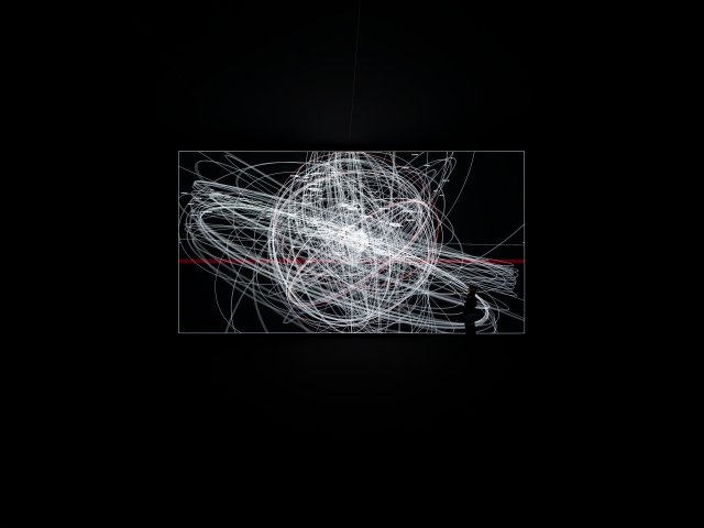 オーデマ ピゲ コンテンポラリーのコミッション作品として 池田亮司のDATA-VERSE 3 (2021) を アートバーゼルのアンリミテッドで展示