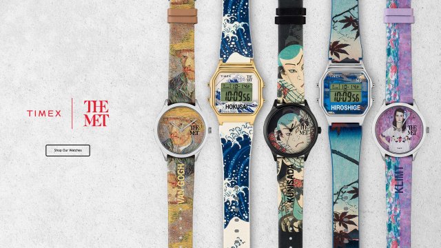 タイメックスが、メトロポリタン美術館とのコラボレーション『THE MET(ザ メット)』を発売～マスターピースをそのまま時計に落とし込んだ”ウェアラブルアート“