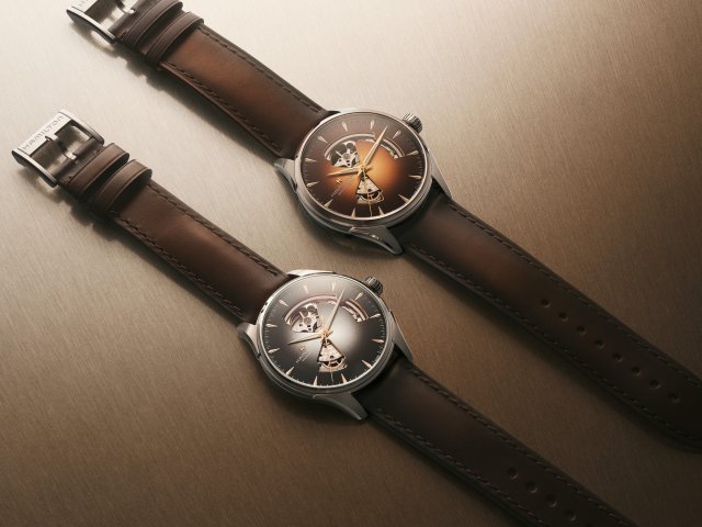 ハミルトン「ジャズマスター オープン ハート」に3サイズ9モデルの新作が登場～美し時の鼓動を可視化