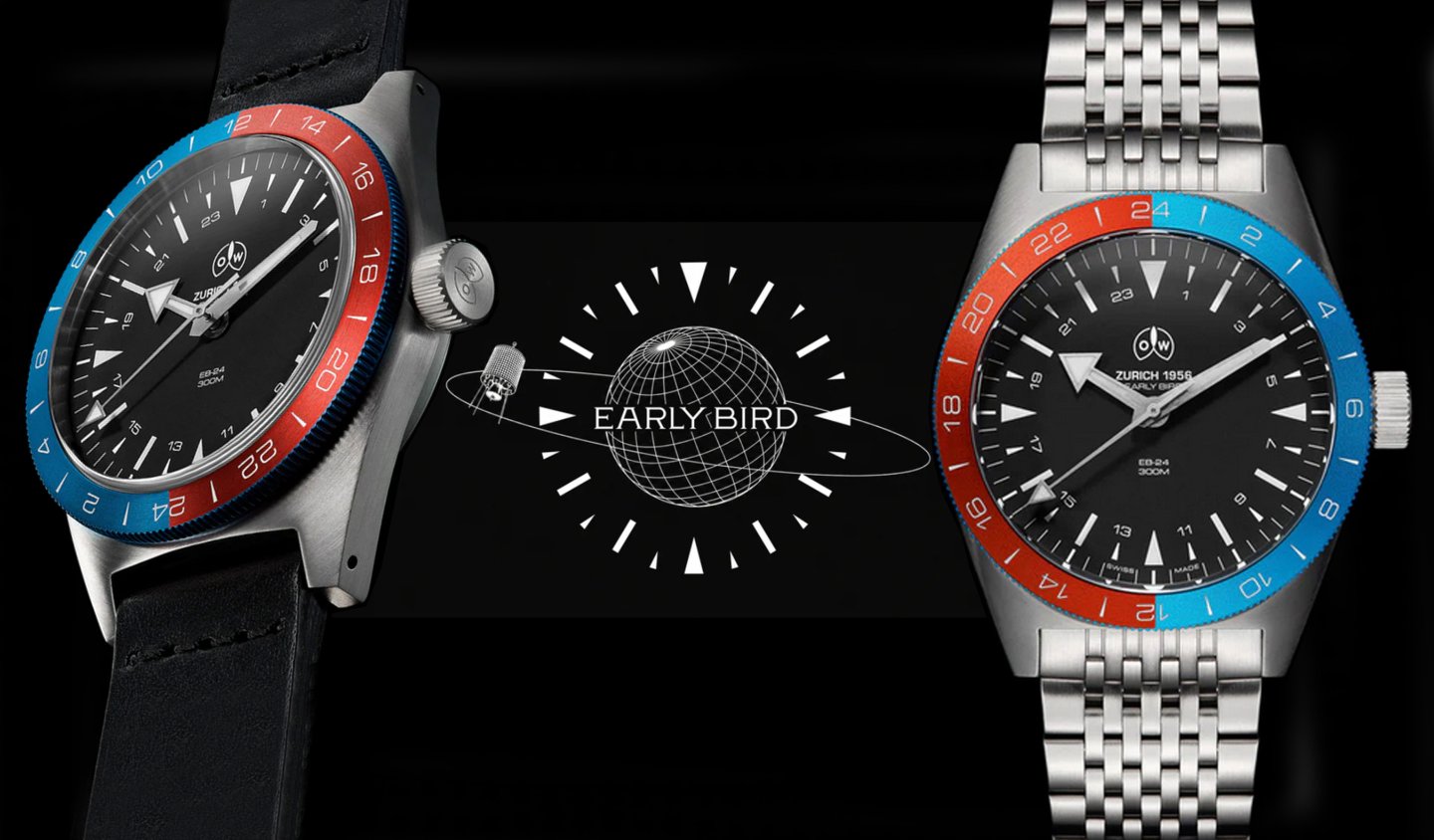 オレッヒ&ワイス、24時間表示の自動巻ウォッチ「Early Bird EB-24」を発表 ～ 1965年に世界初の商用通信衛星「Early Bird」を称えたモデルを現代的に再解釈