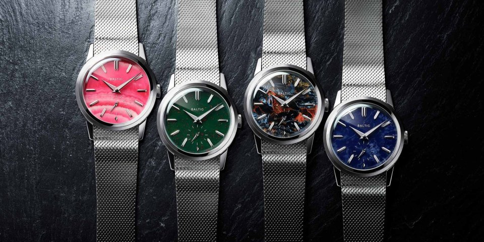 BALTIC(バルチック)」から 千年の時が宿る天然石の文字盤 採用の