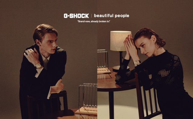 “G-SHOCK”と「beautiful people」とコラボレーション第2弾発表～レザーの風合いを樹脂バンドで表現するという斬新なデザインを採用