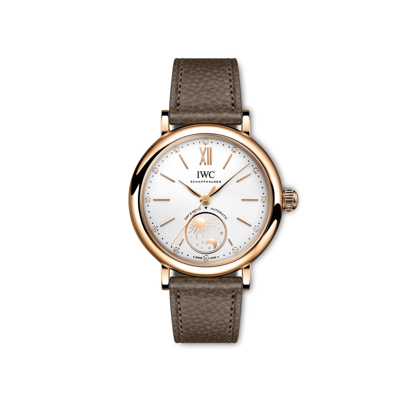 IWC「ポートフィノ・オートマティック・デイ＆ナイト34」に新作が登場～レッドゴールドに包まれた小径のシンプル・ビュティ―