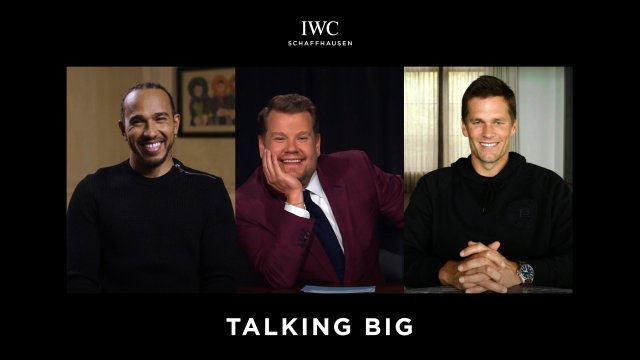 IWCが誇るトップアスリートの2大アンバサダーが夢の共演～トム・ブレイディ(NFL・クォーターバック)とルイス・ハミルトン(F1レーサー)の対談「Talking Big」公開
