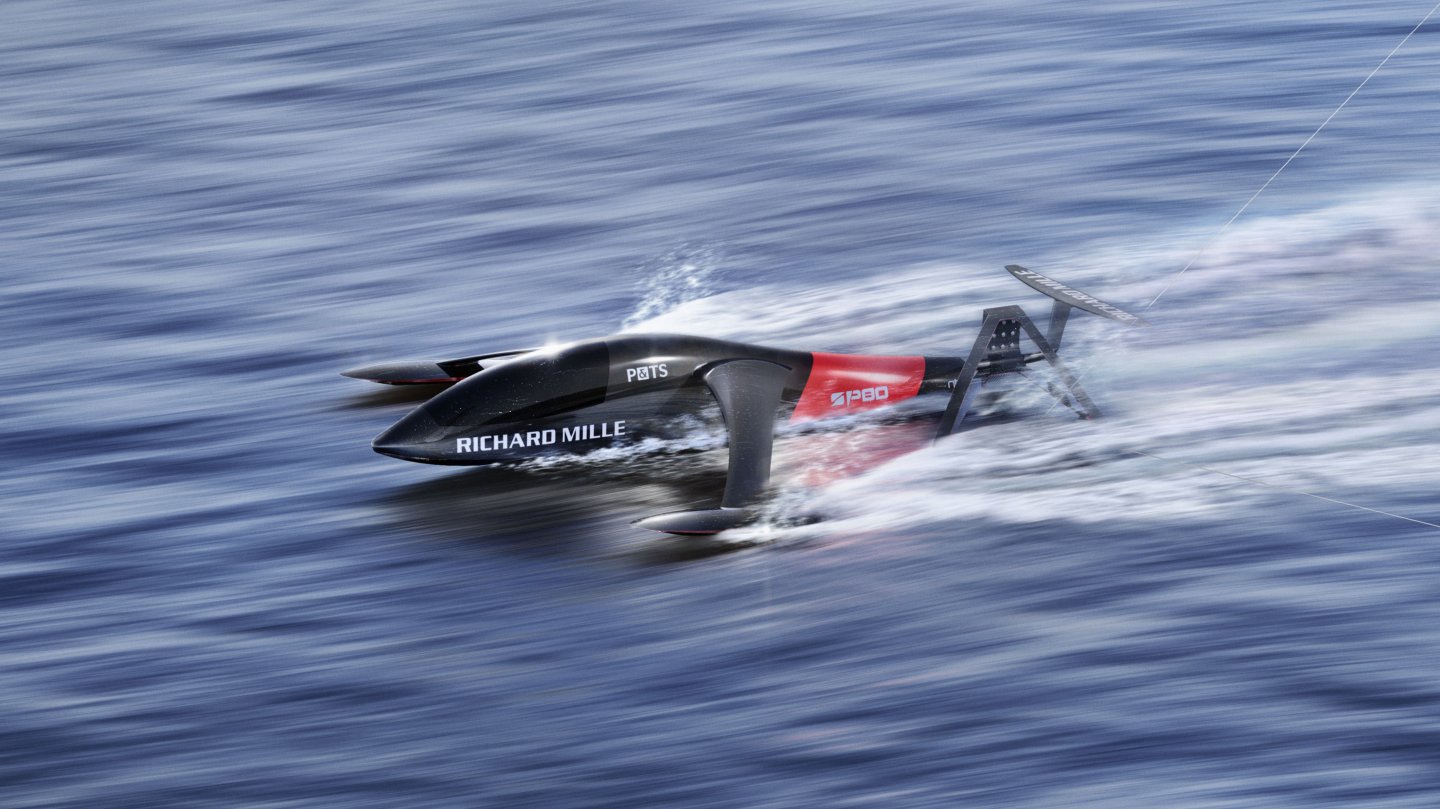 リシャール・ミル SP80と共同してヨットの世界最速記録を目指す