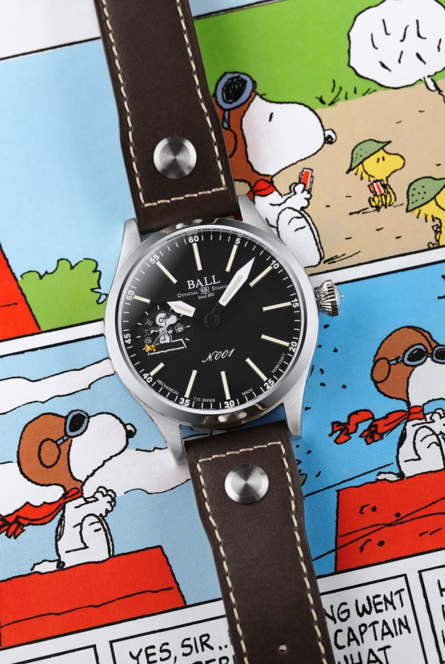 ボール・ウォッチが『PEANUTS』とコラボレーション～ブランドとスヌーピーが描く空の冒険「エンジニアマスター スヌーピー フライングエース」で