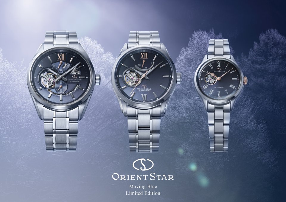 ORIENT STAR 自動巻き時計 青 Moving Blue 2023AW│with ORIENT STAR