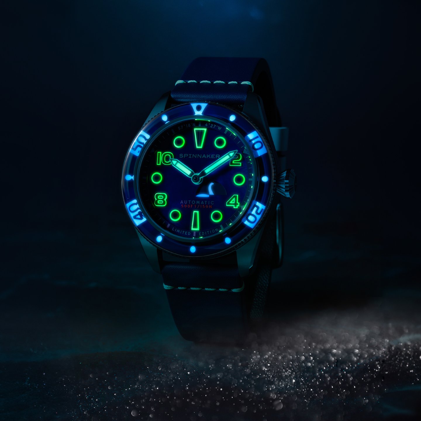 スピニカーののネッシーコラボ時計第二弾「フルース オートマティック ネッシーパールダイバー リミテッド エディション」～世界限定650本の光る“未確認生物”モデル