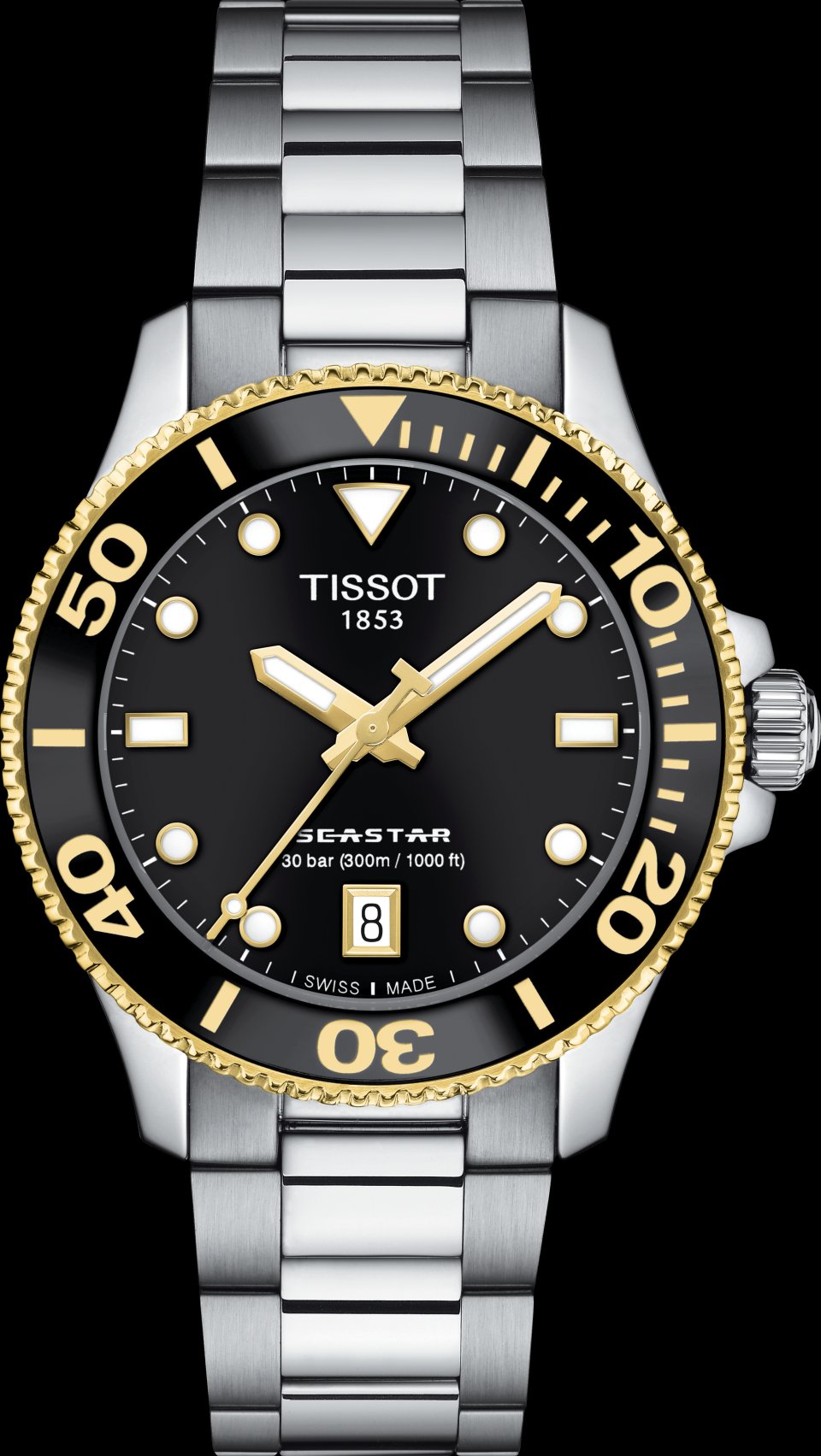 TISSOT Seastar 1000 ティソ シースター クォーツ式 36mm - 時計