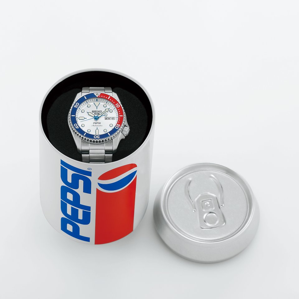 セイコー 5スポーツ＞に、Pepsi®との初のコラボレーション限定モデルが