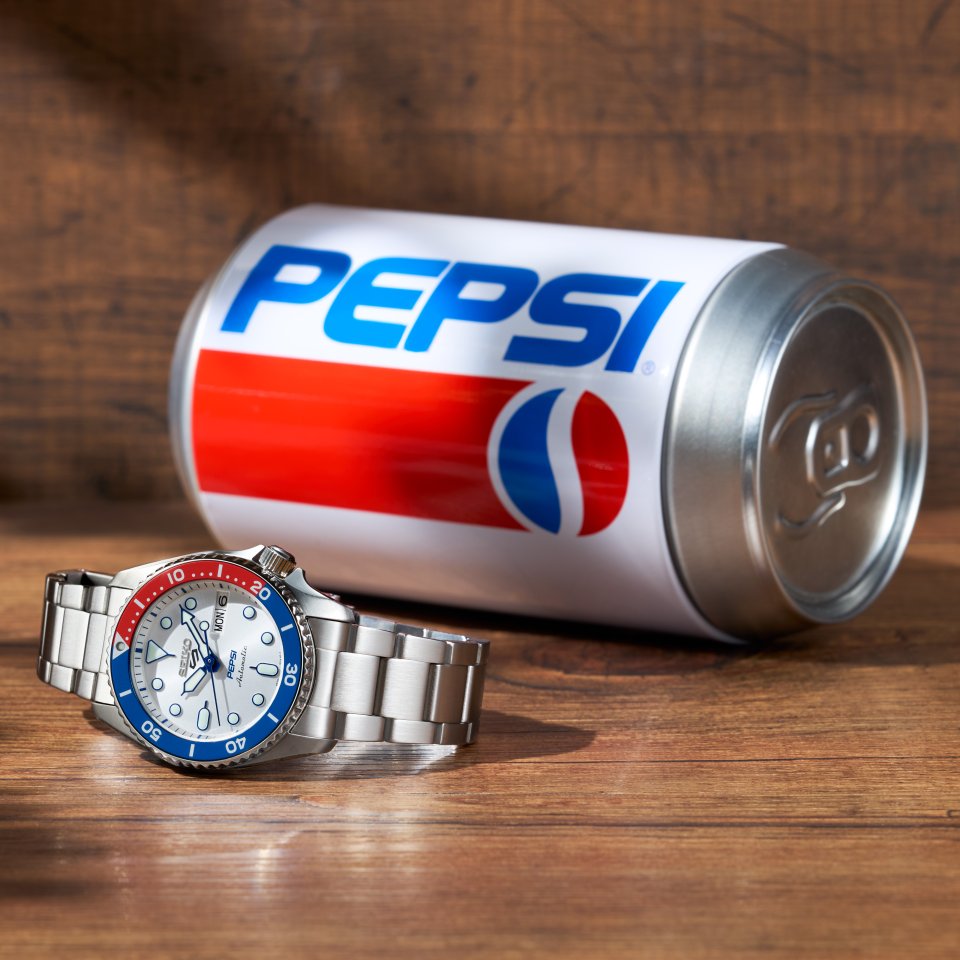 セイコー 5スポーツ＞に、Pepsi®との初のコラボレーション限定モデルが