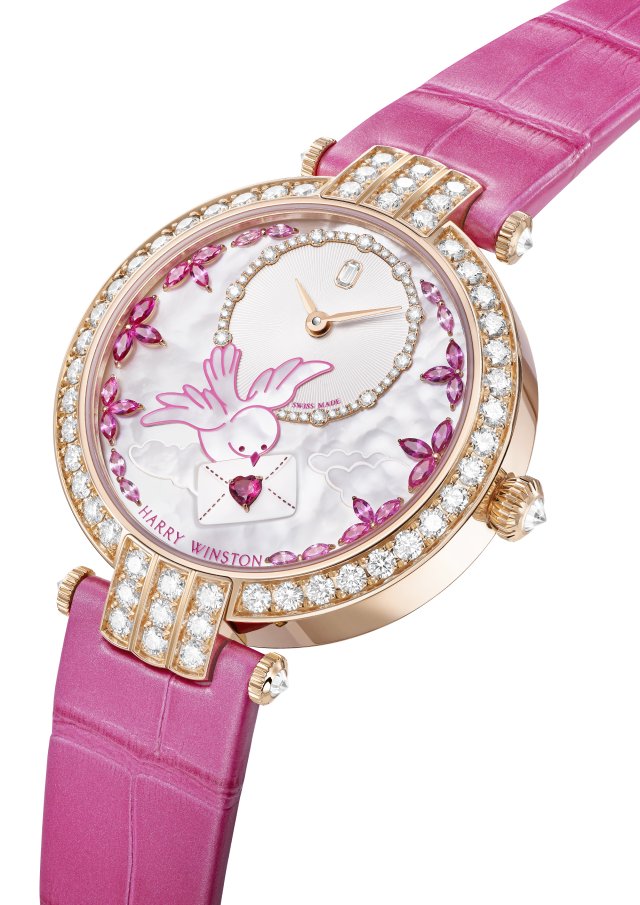 ハリー・ウィンストンがバレンタインデーを祝う特別なタイムピース「HW プルミエール・バレンタインデー オートマティック 36mm」を発表