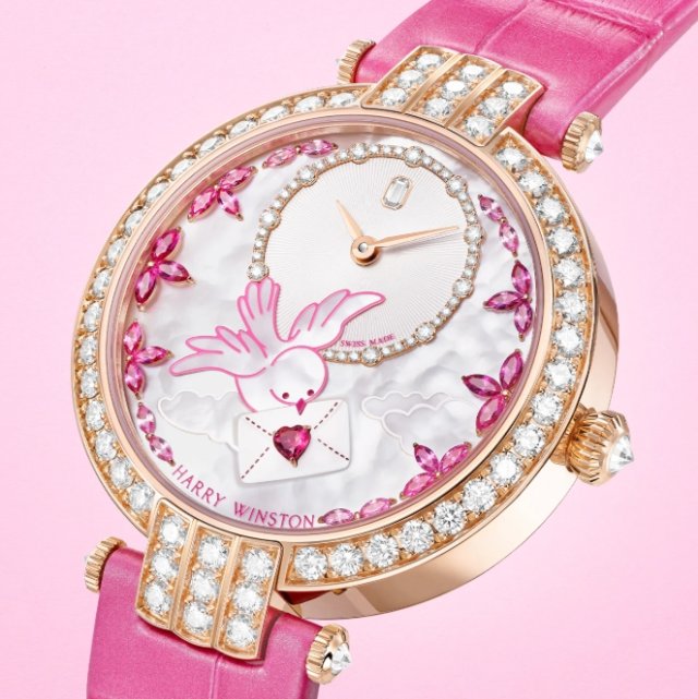 ハリー・ウィンストンがバレンタインデーを祝う特別なタイムピース「HW プルミエール・バレンタインデー オートマティック 36mm」を発表