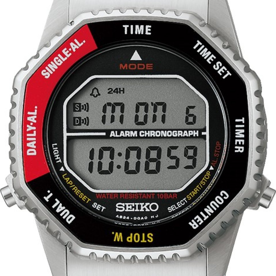 セイコーセレクション＞に 1980年代のデジタルウオッチの復刻デザイン