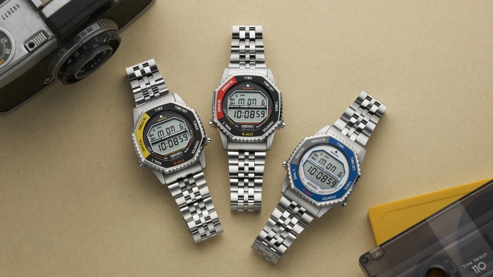 セイコーセレクション＞に 1980年代のデジタルウオッチの復刻