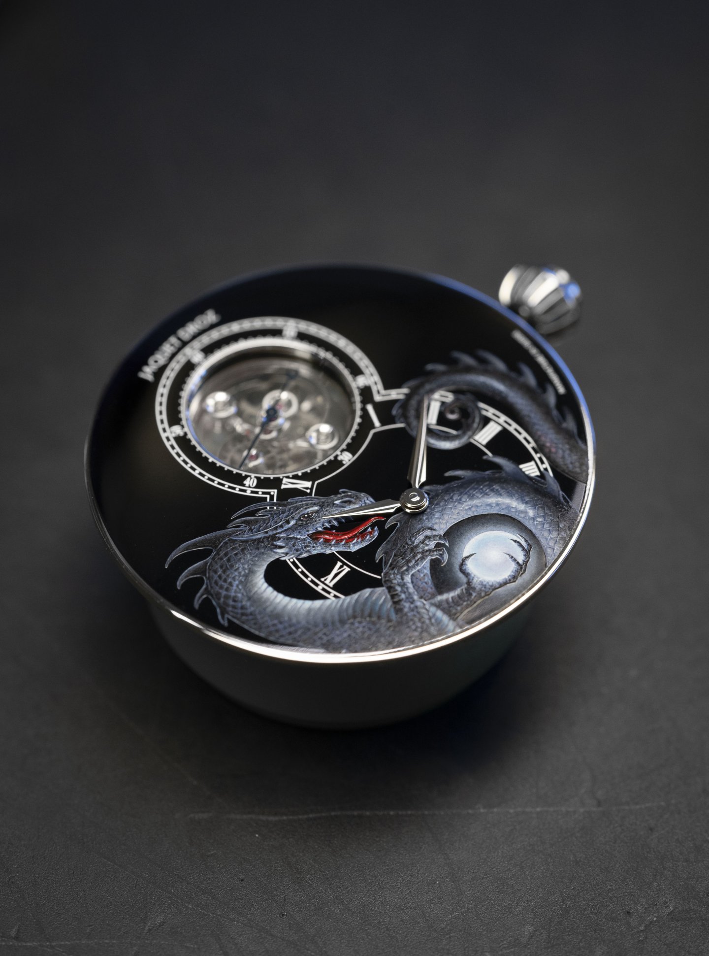 ジャケ・ドロー「トゥールビヨン ドラゴン ジョン・ハウ （Tourbillon Dragon John Howe）」～時計が結びつける2つの芸術作品