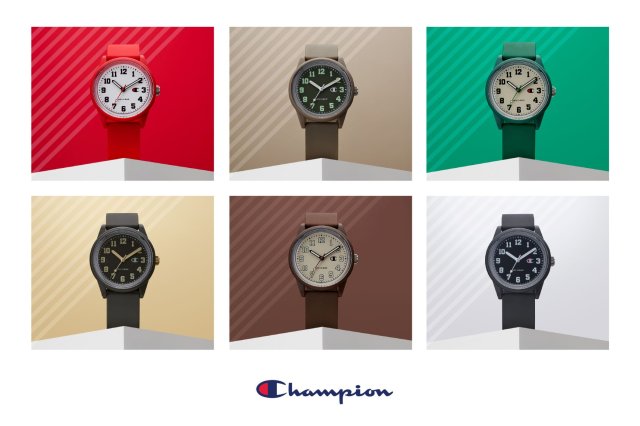 シチズンより オーセンティック アメリカン アスレチックウェアブランド「Champion(チャンピオン)」腕時計コレクション第2弾
