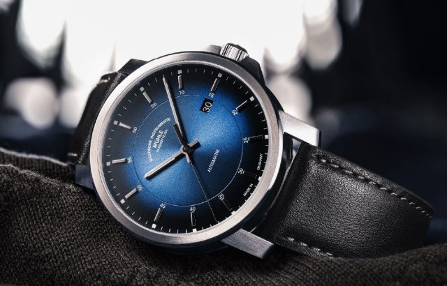 ミューレ グラスヒュッテからの新作「29er Casual Coastal Blue」～ブルー グラデーションダイヤルが Mühleならではの優れた判読性を実現