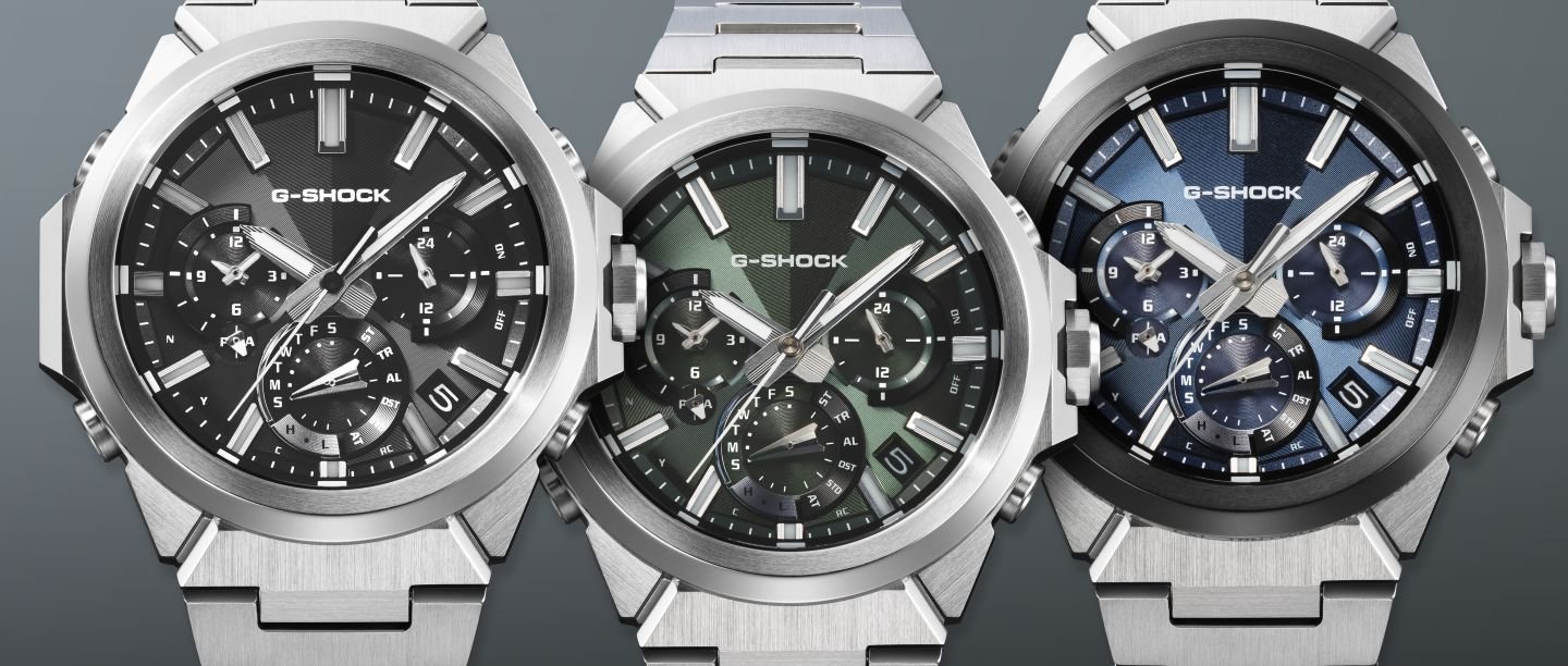 G-SHOCK、“G-STEEL”新作～多パーツ構成によりメタルの美しさを引き出した『GST-W1000』登場