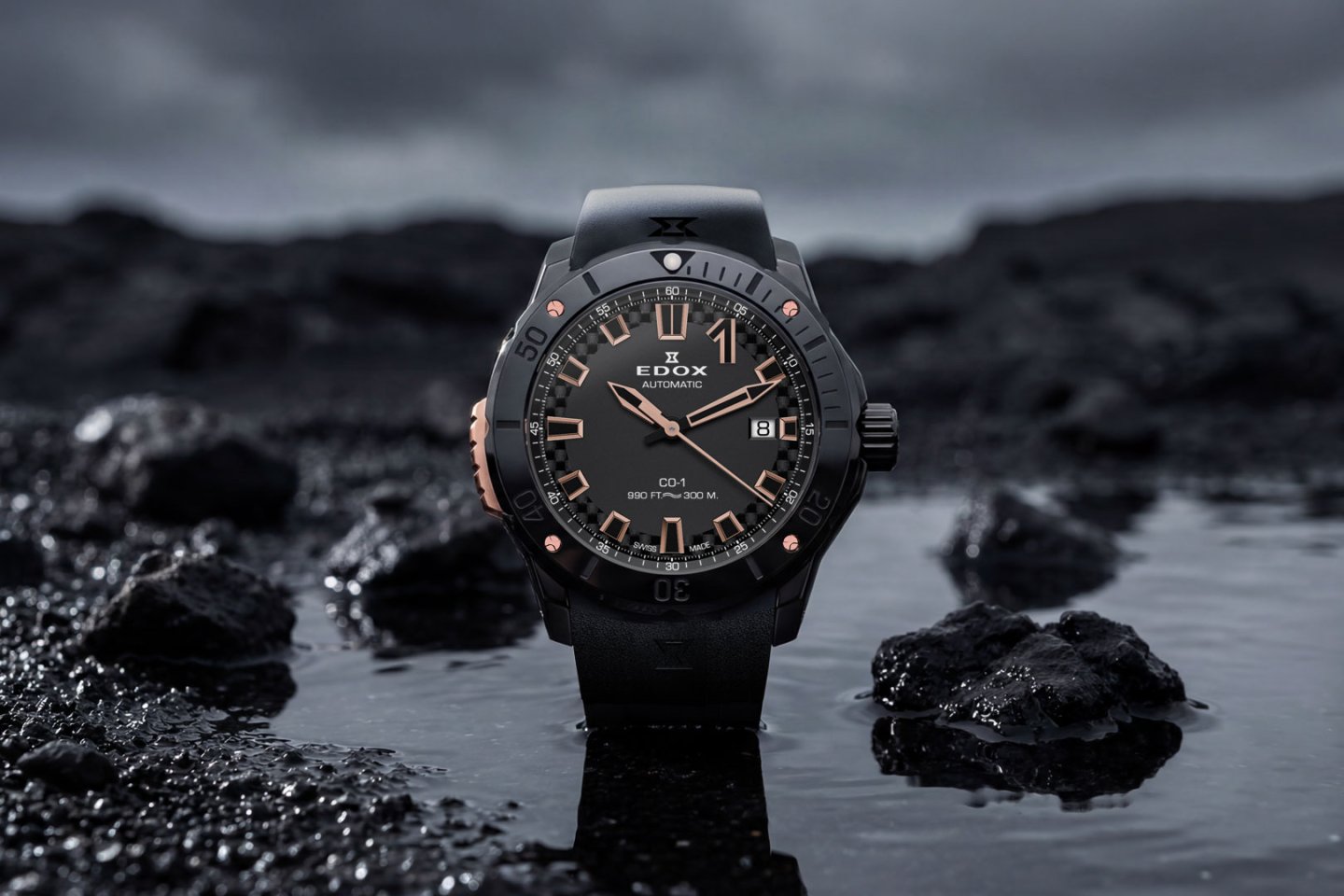 エドックスが「クロノオフショア1 ベゼルロック」の直径42mm・3針モデルを発売～プロ仕様のスペックを高次元で融合した新たなスタンダードダイバーズ