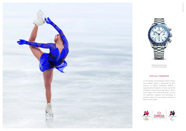 オメガ、来たるミラノ・コルティナ2026 に向けて、オフィシャルタイムキーパーとしての新たなキャンペーンを発表