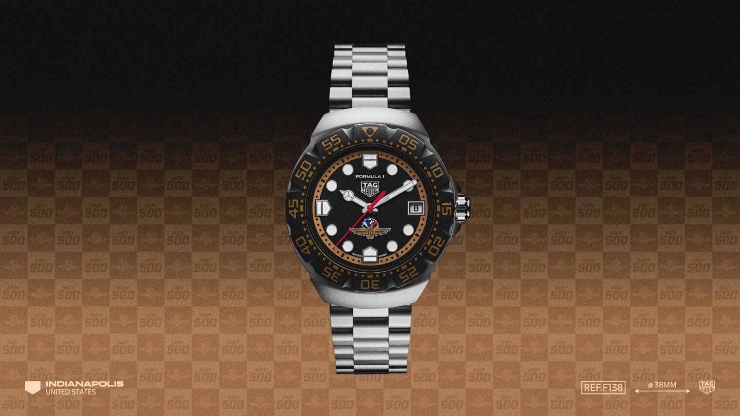 「タグ・ホイヤー、インディ500とのコラボレーション第13弾「タグ・ホイヤー フォーミュラ1 ソーラーグラフ x インディ500」を発表～サーキットの鼓動を斬新な手法で表現