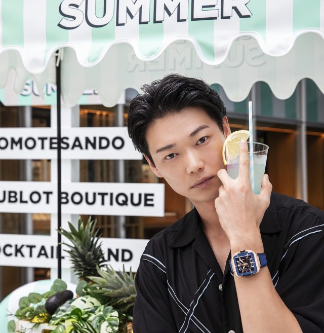 「ウブロ表参道ブティック」イベント、HUBLOT LOVES SUMMERに笠松将さんが来場