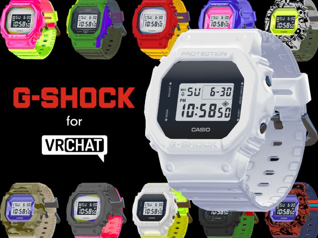“G-SHOCK”の仮想店舗をメタバース内にオープン～VRChat上で初めて時計のカスタマイズ体験を提供
