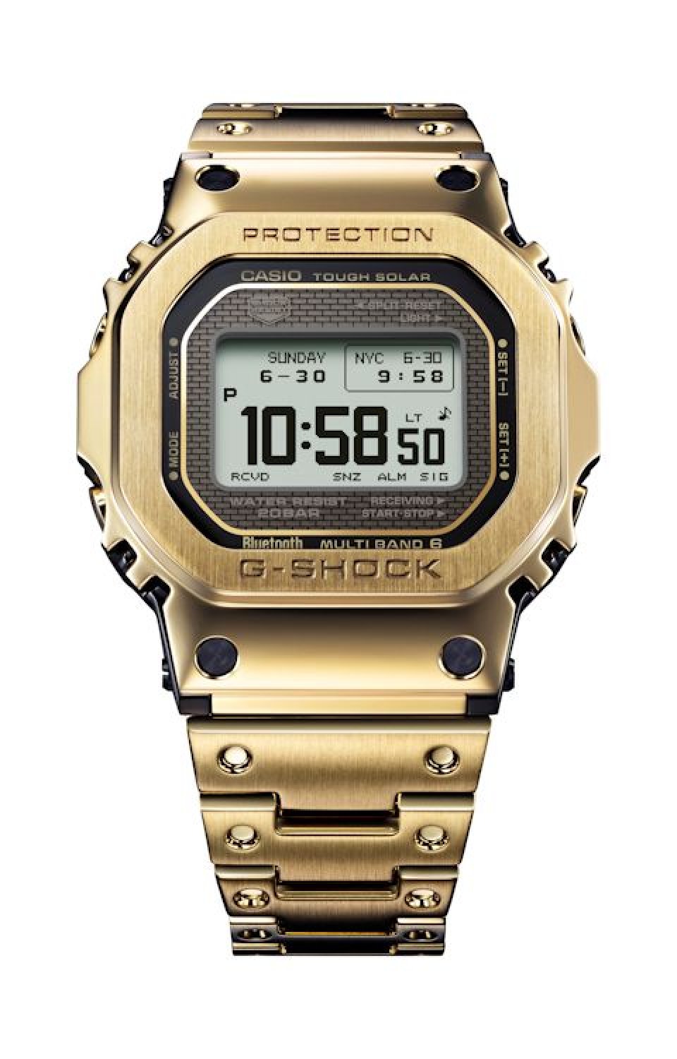 G-SHOCK”から、視認性に優れたMIP液晶搭載のフルメタル・モデルが登場