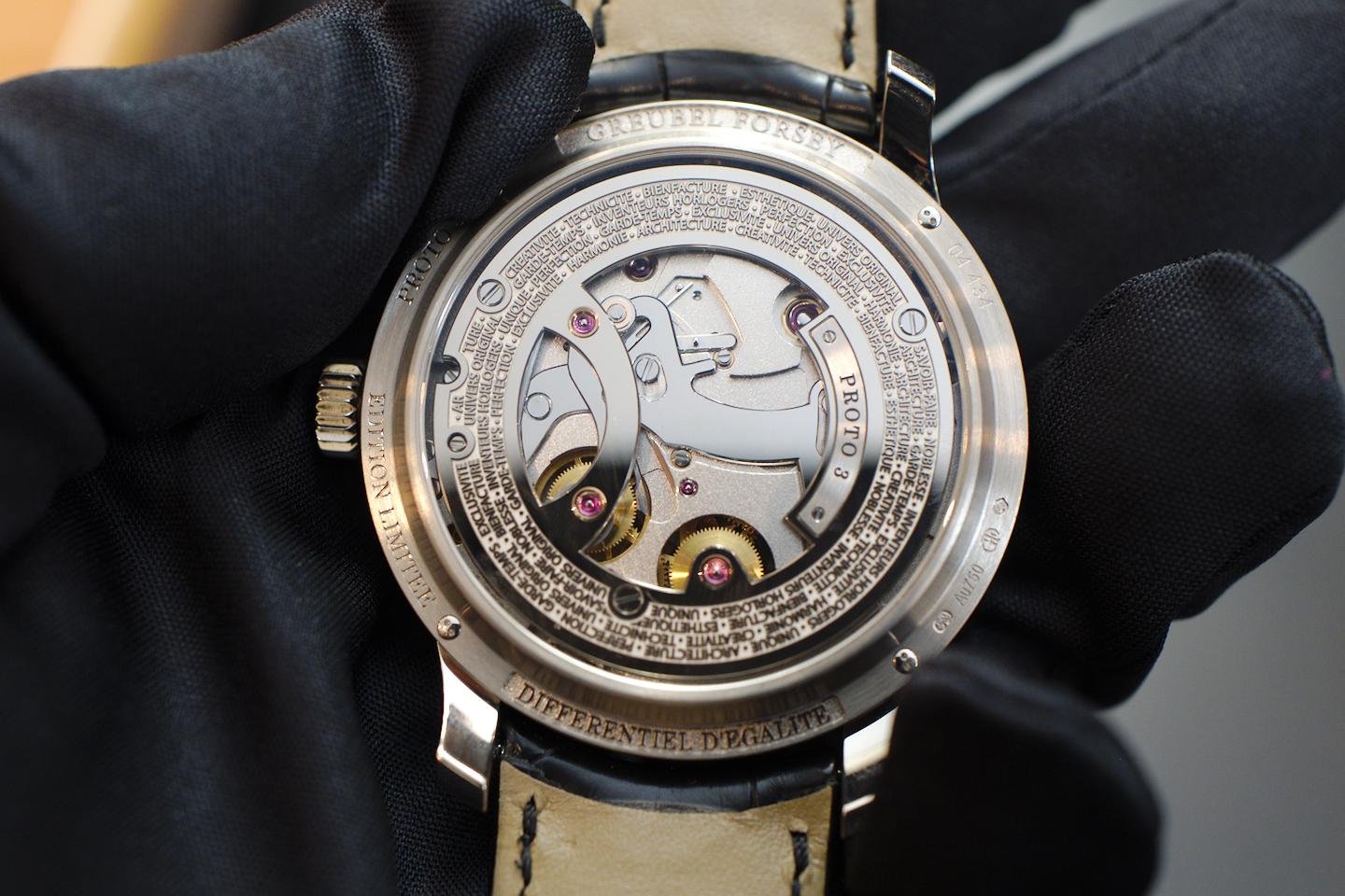 SIHH2018 グルーベル フォルセイ ディファレンシャル イクアリティー 実機詳細