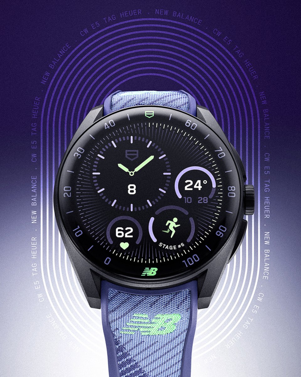 タグ・ホイヤーとニューバランスが「TAG Heuer Connected Calibre E5