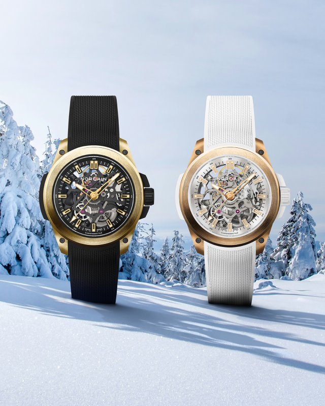 ノルケイン「ワイルド ワン スケルトン 39MM」に18Kゴールドをまとった新作2モデルが登場～2025年のホリデーシーズンを祝すラグジュアリースポーツウォッチ