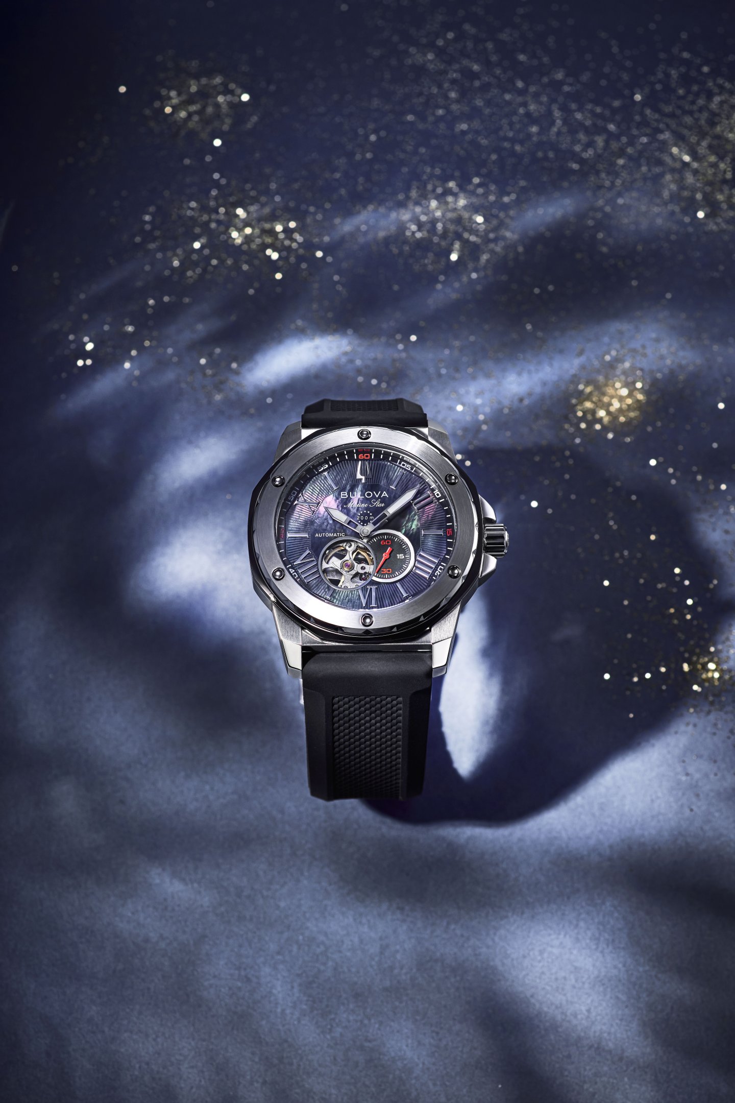 ブローバが150 周年を記念して「マリンスター」日本限定モデルを発売～マザーオブパールを文字盤全面に採用