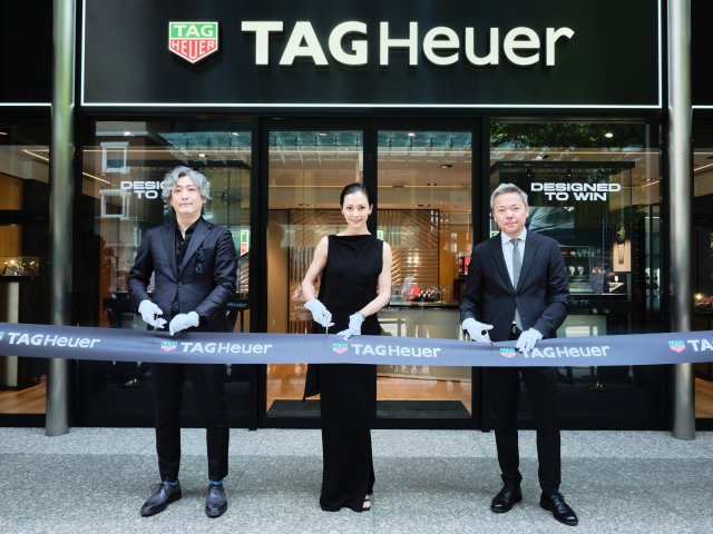 タグ・ホイヤーの北陸エリア初となるブティック「タグ・ホイヤー金沢」が5月18日(日)にオープン～土屋アンナさんが事前来店しテープカット