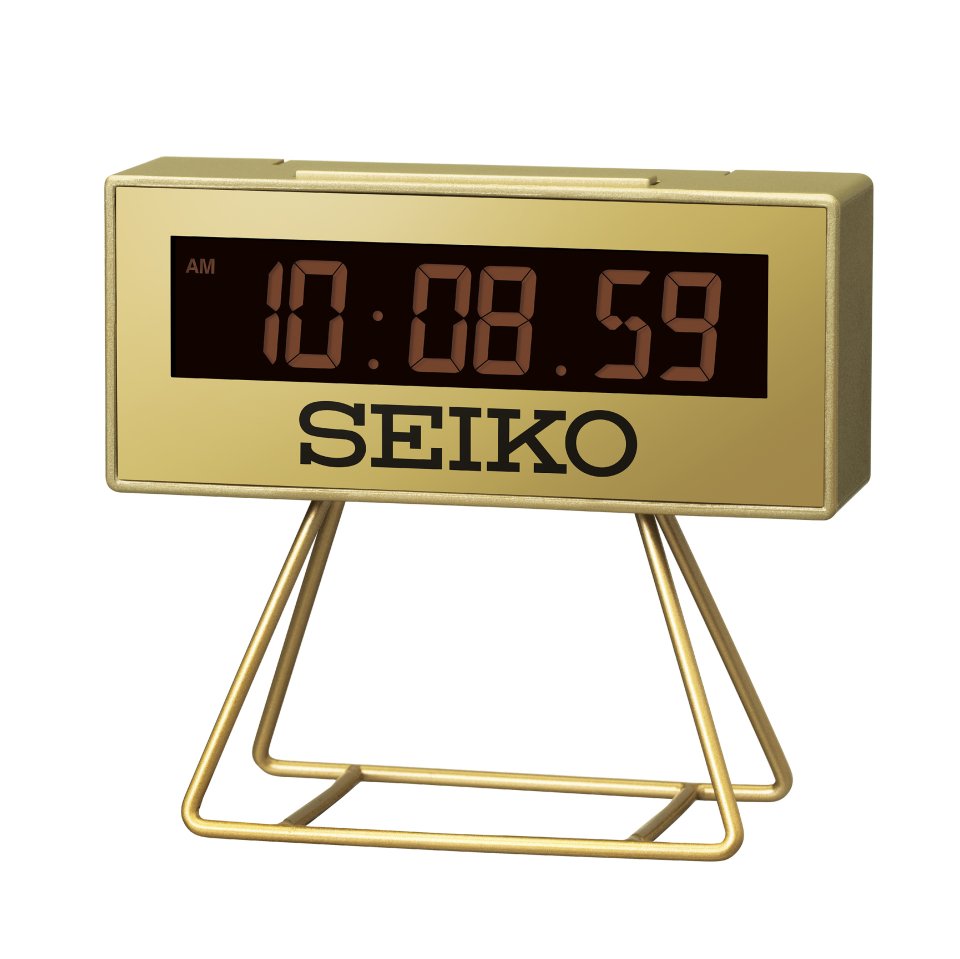 SEIKO デジタル時計 イエロー セイコー スポーツタイマークロック レア Seiko QHL062YLH Victory Marathon Desk Alarm Clock | Yellow