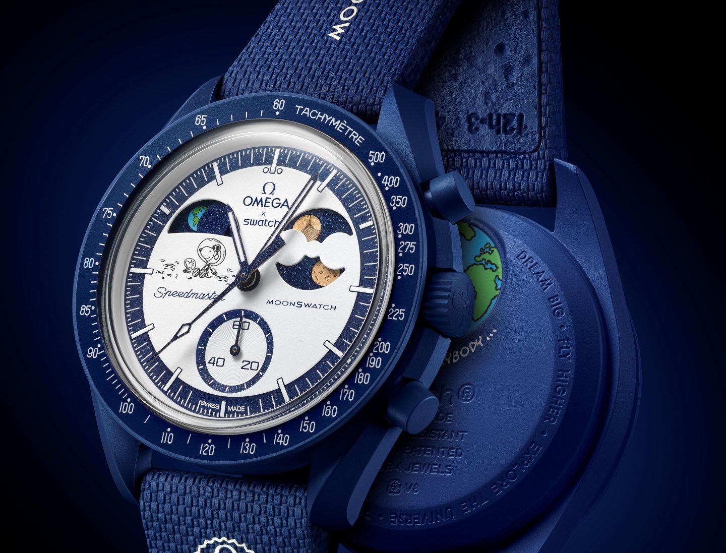 MoonSwatchコレクション新作を8月9日(土・満月の日)に 1日だけの限定販売～「アースフェイズ」と「スヌーピー」の世界が融合