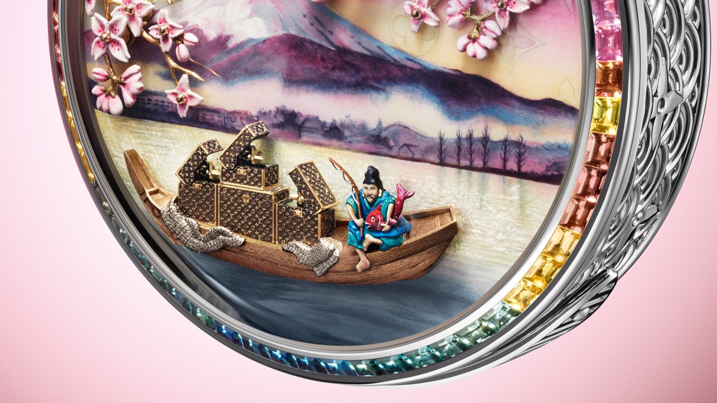 ルイ·ヴィトンが新作ポケットウォッチ「エスカル·オ·モン·フジ」を発表～旅からの着想を称えるシリーズが春の日本へ寄港