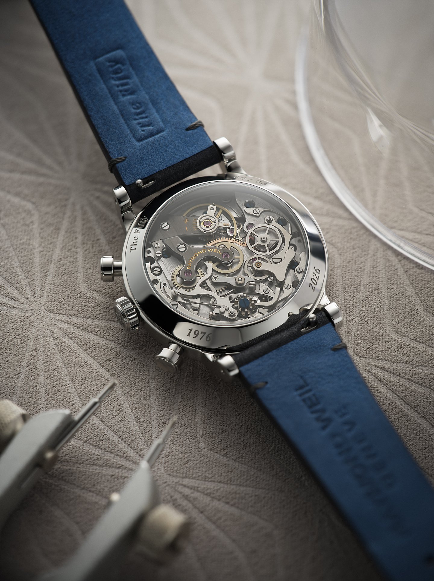 レイモンド ウェイルが創業50周年を記念し、50年前のキャリバー・ バルジュー236を搭載した「ザ フィフティ」を世界限定50本で製作