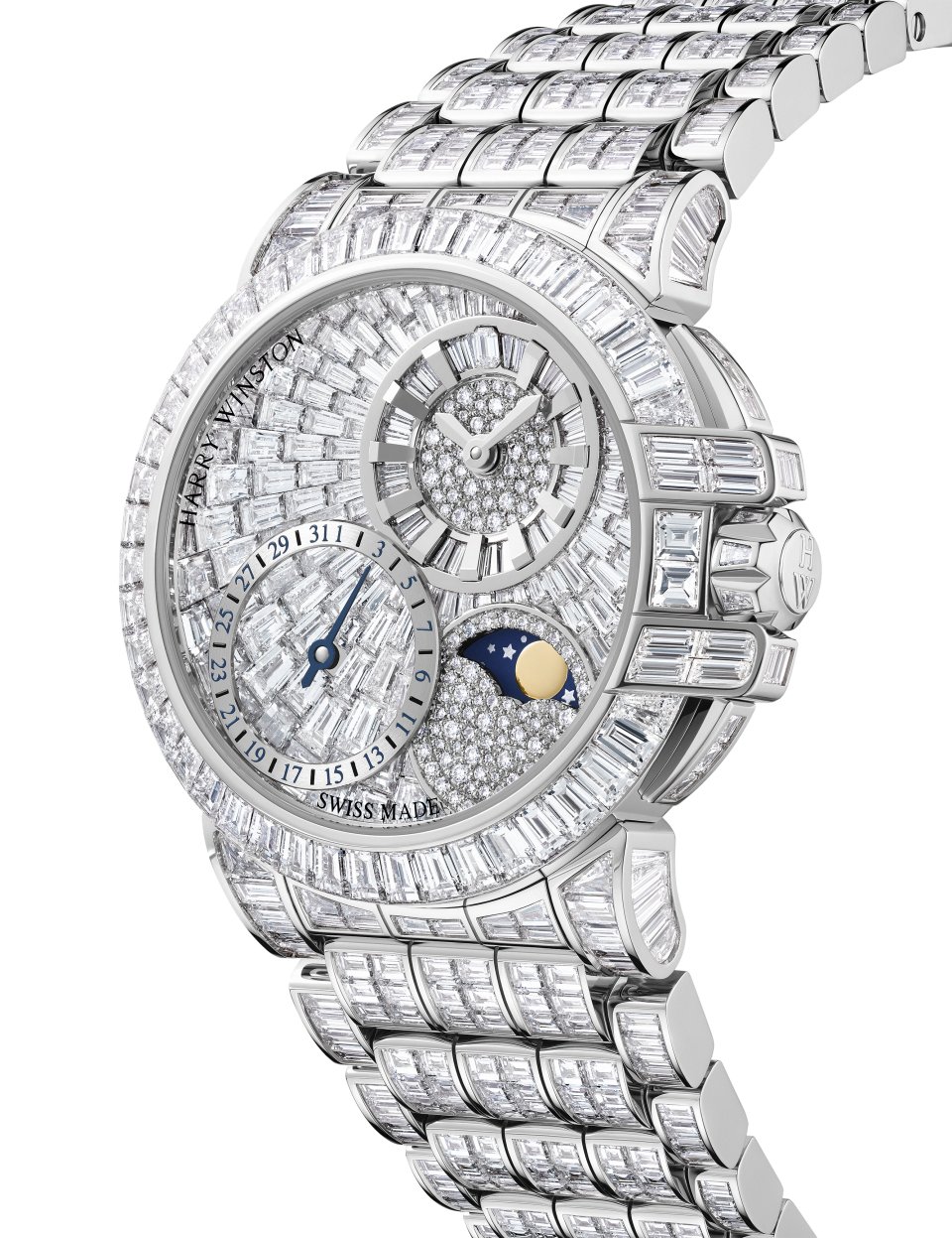 ハリー・ウィンストンより「HW オーシャン・デイト ムーンフェイズ