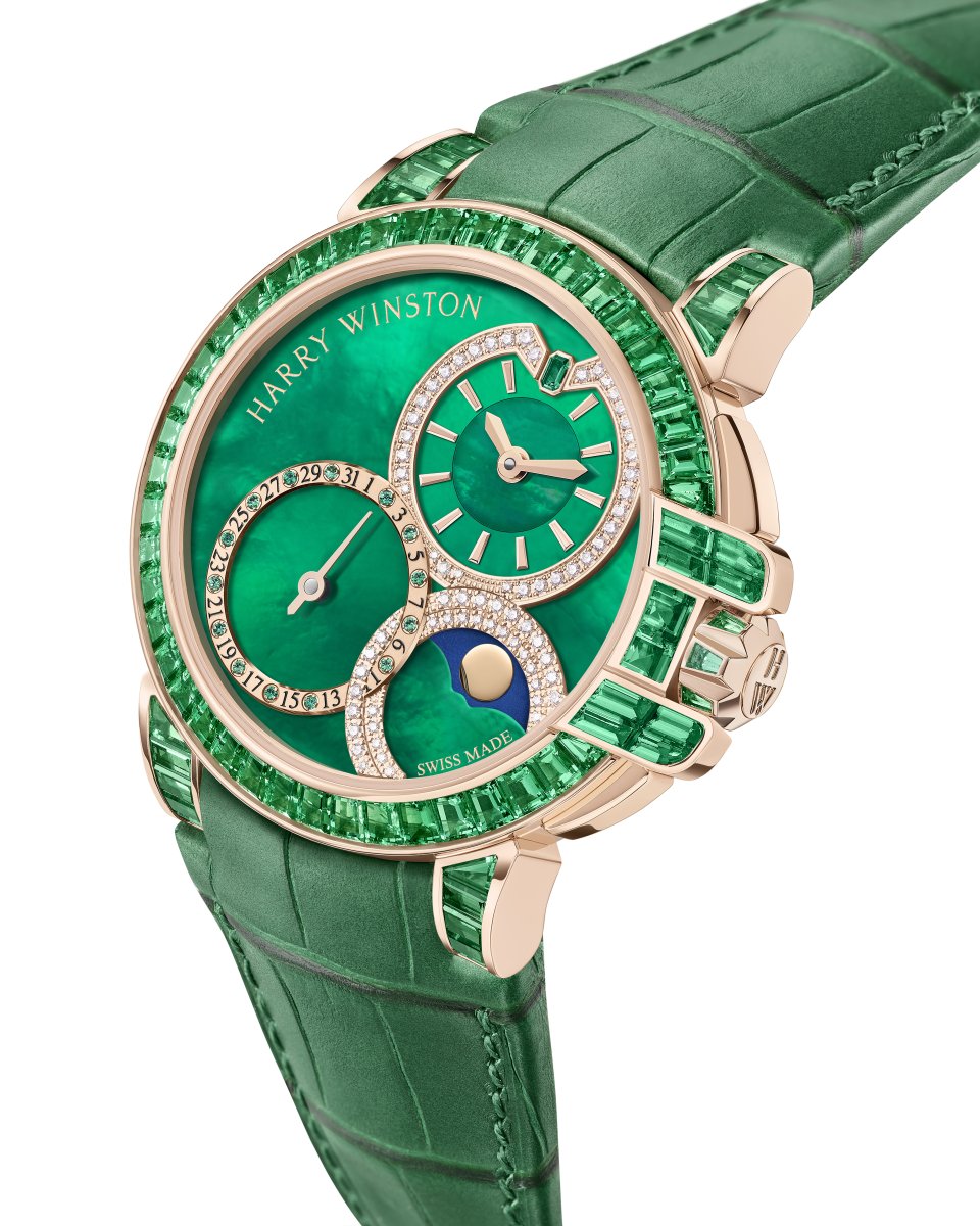 ハリー・ウィンストンより「HW オーシャン・デイト ムーンフェイズ