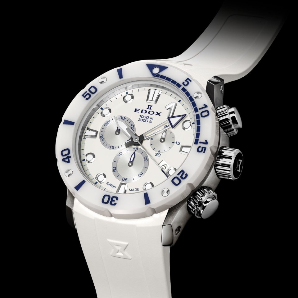 edox クロノオフショア1 正規品　クロノグラフ箱有り　定価15万円腕時計