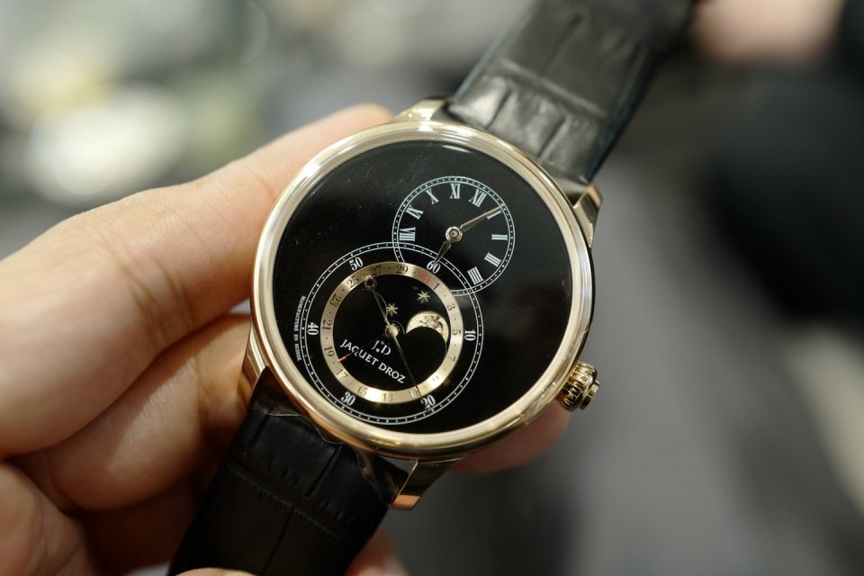 マリナボーダー JAQUET DROZ ジャケ・ドロー17 JEWELS レディース