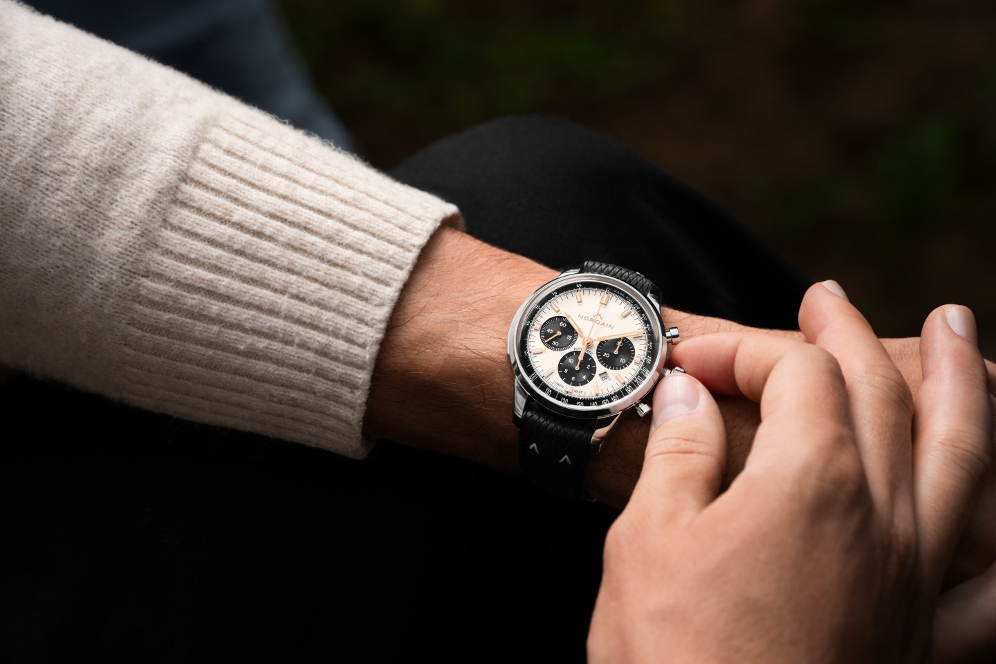 ノルケイン「フリーダム コレクション」に「FREEDOM 60 CHRONO 43MM OFF-WHITE」が誕生～世界限定300本