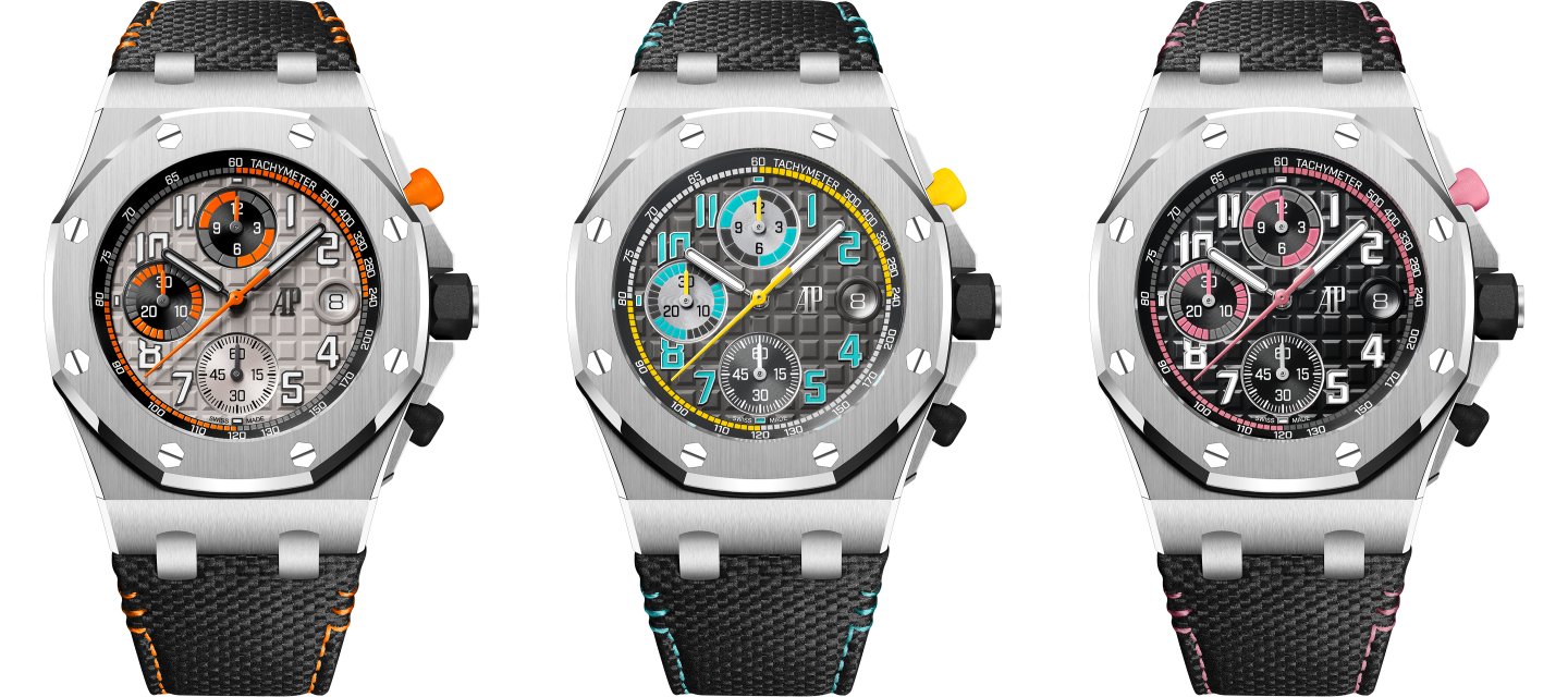 オーデマ ピゲから、夏らしいカラーに彩られた42mm の「ロイヤル オーク オフショア クロノグラフ」の発表～大胆な自由、鮮烈な色彩