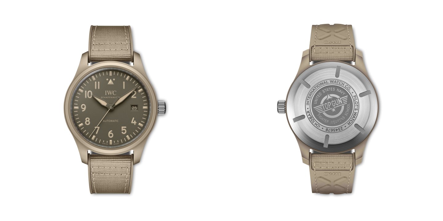 IWCトップガン・コレクションに新しいカラーバリエーションが登場～米国海軍パイロットのフライトスーツと砂漠を彷彿とさせる色合いのセラミックケース